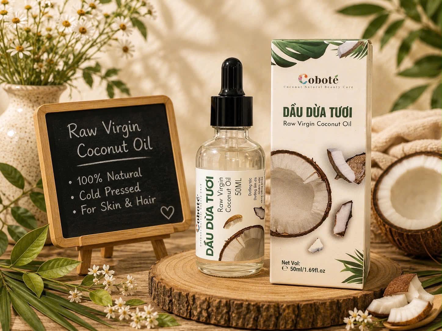Coboté Fresh Coconut Oil 100ml & 50ml