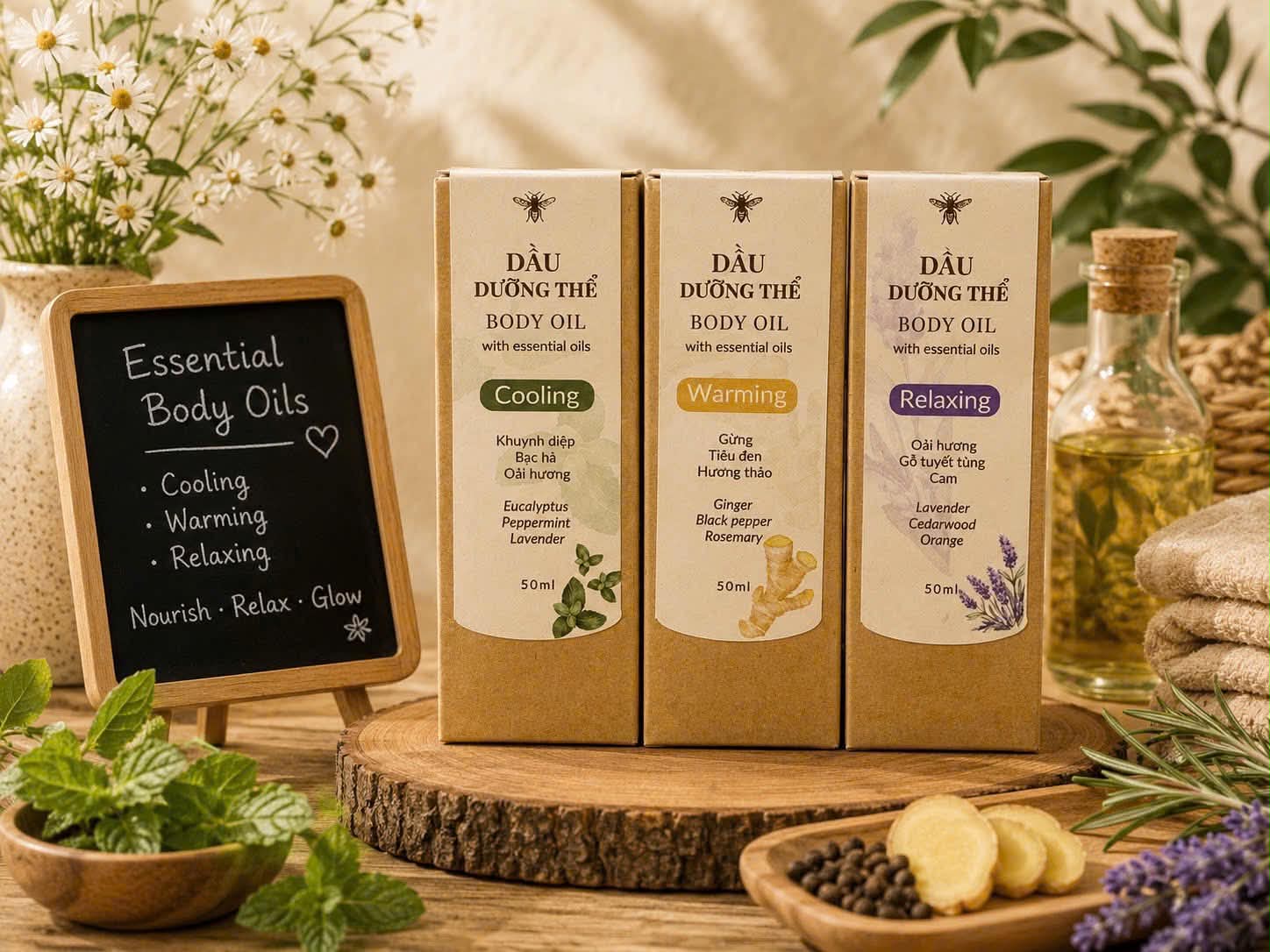 Massage Oil The Bee