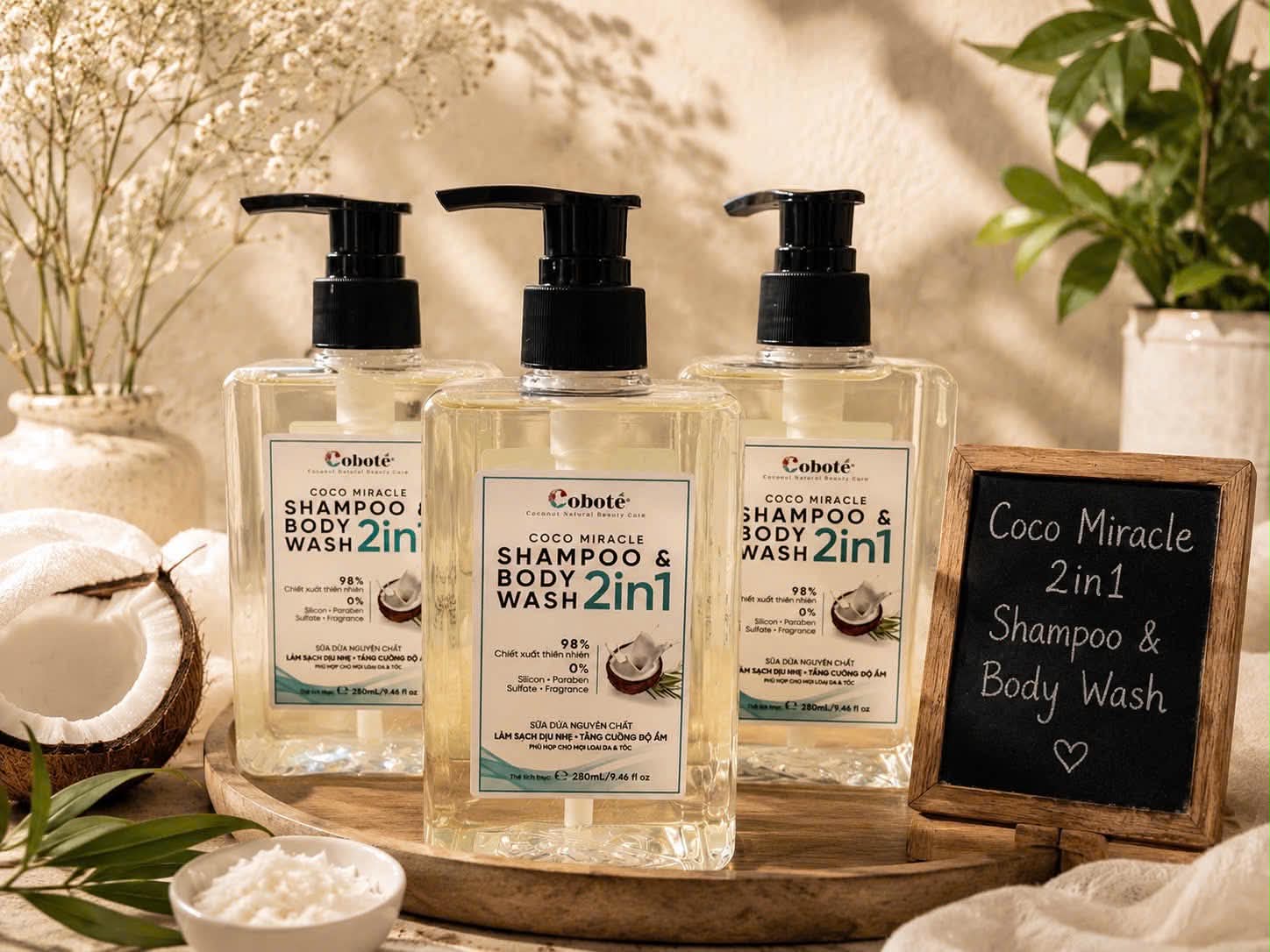 Coco Miracle Shampoo and Body Wash 2in1 280m