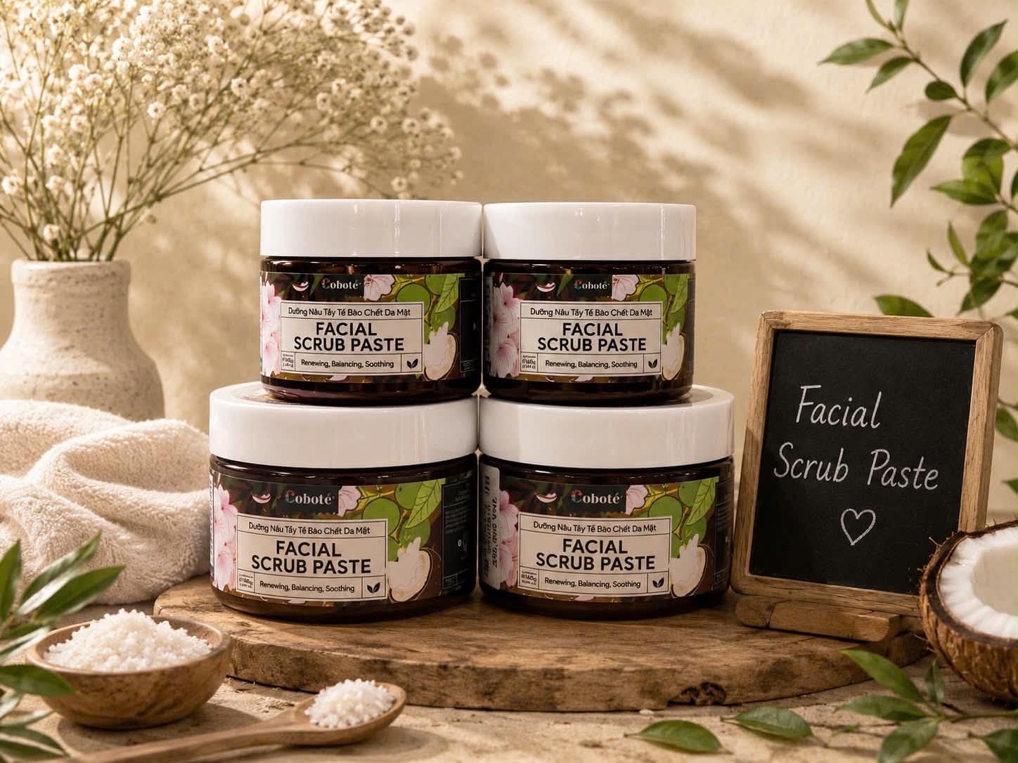 Facial Scrub Paste 160G Cobo