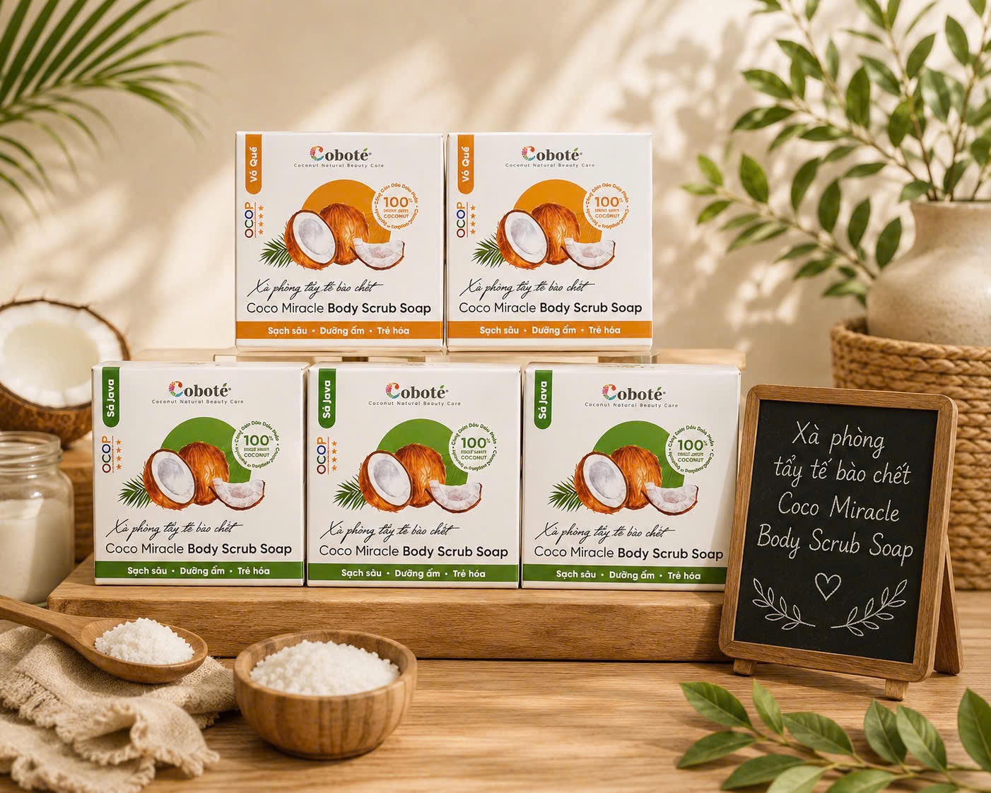 Coboté Coconut Exfoliating Soap